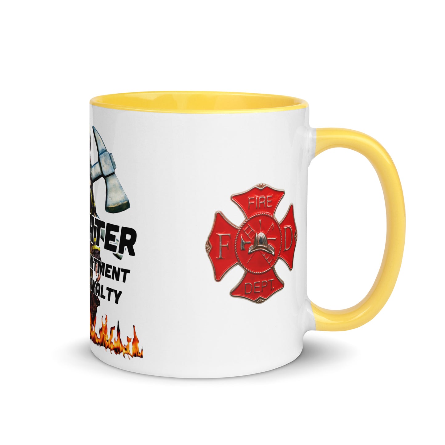 Firefighter 954 Mug with Color Inside