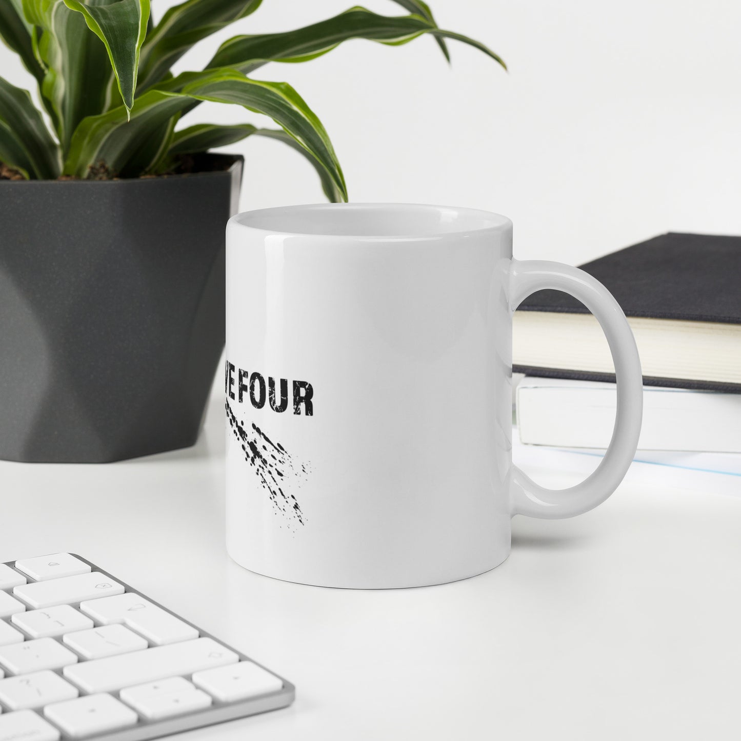 The Wave 954 Signature White glossy mug