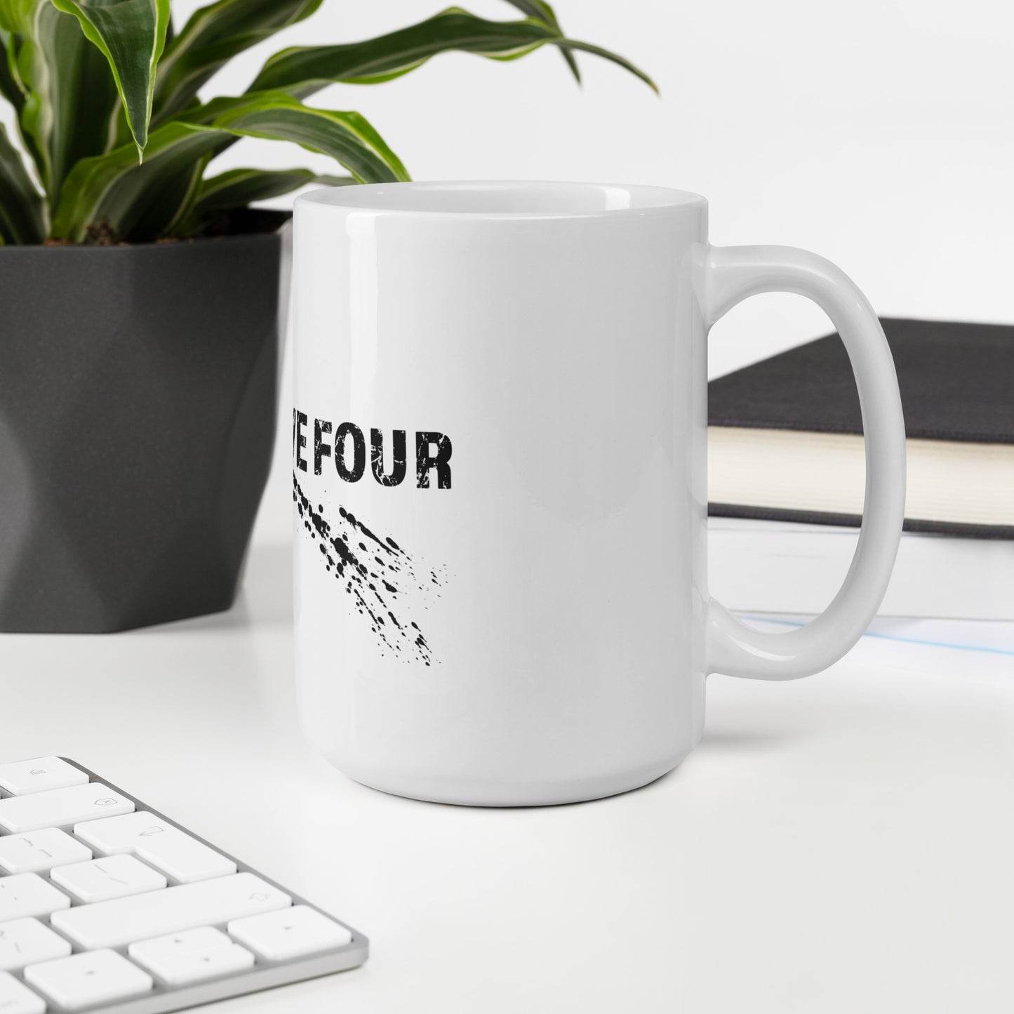 The Wave 954 Signature White glossy mug