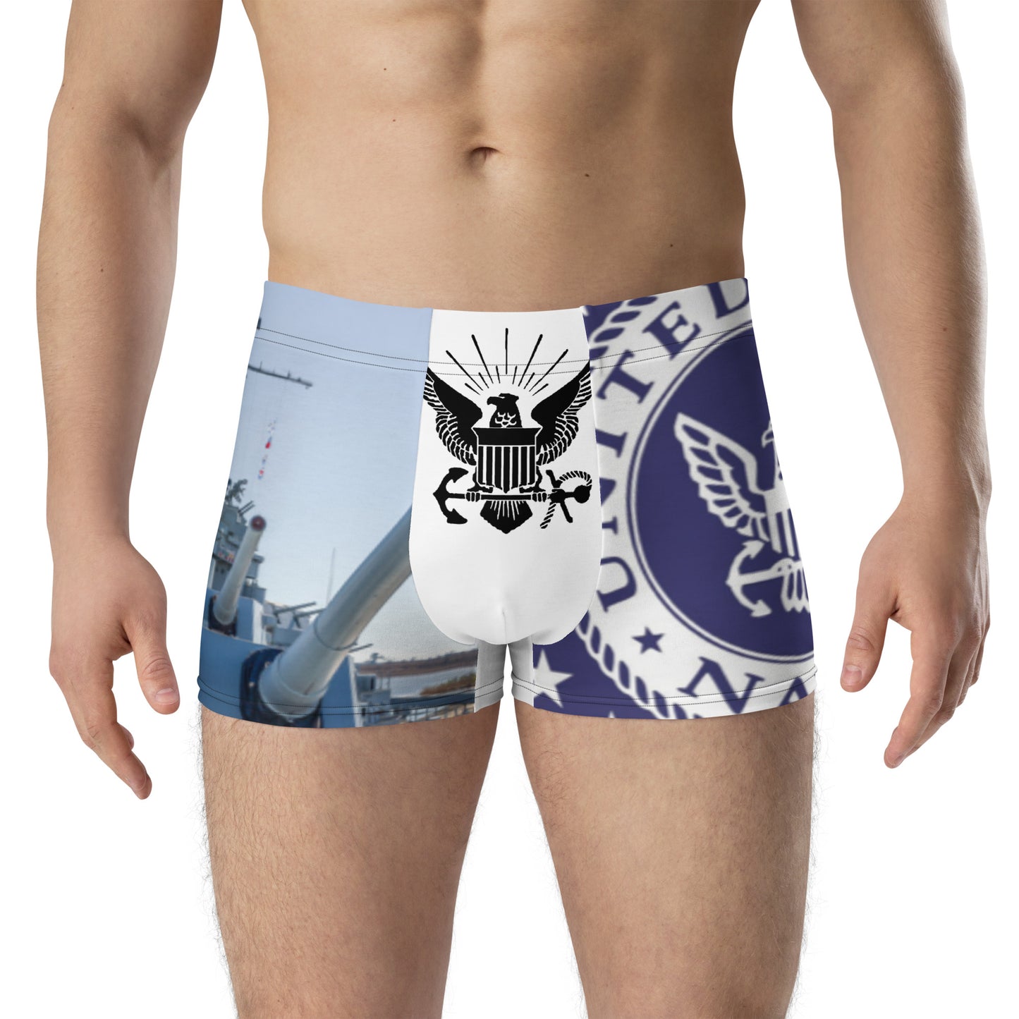 Naval Guns 954 Navy Boxer Briefs