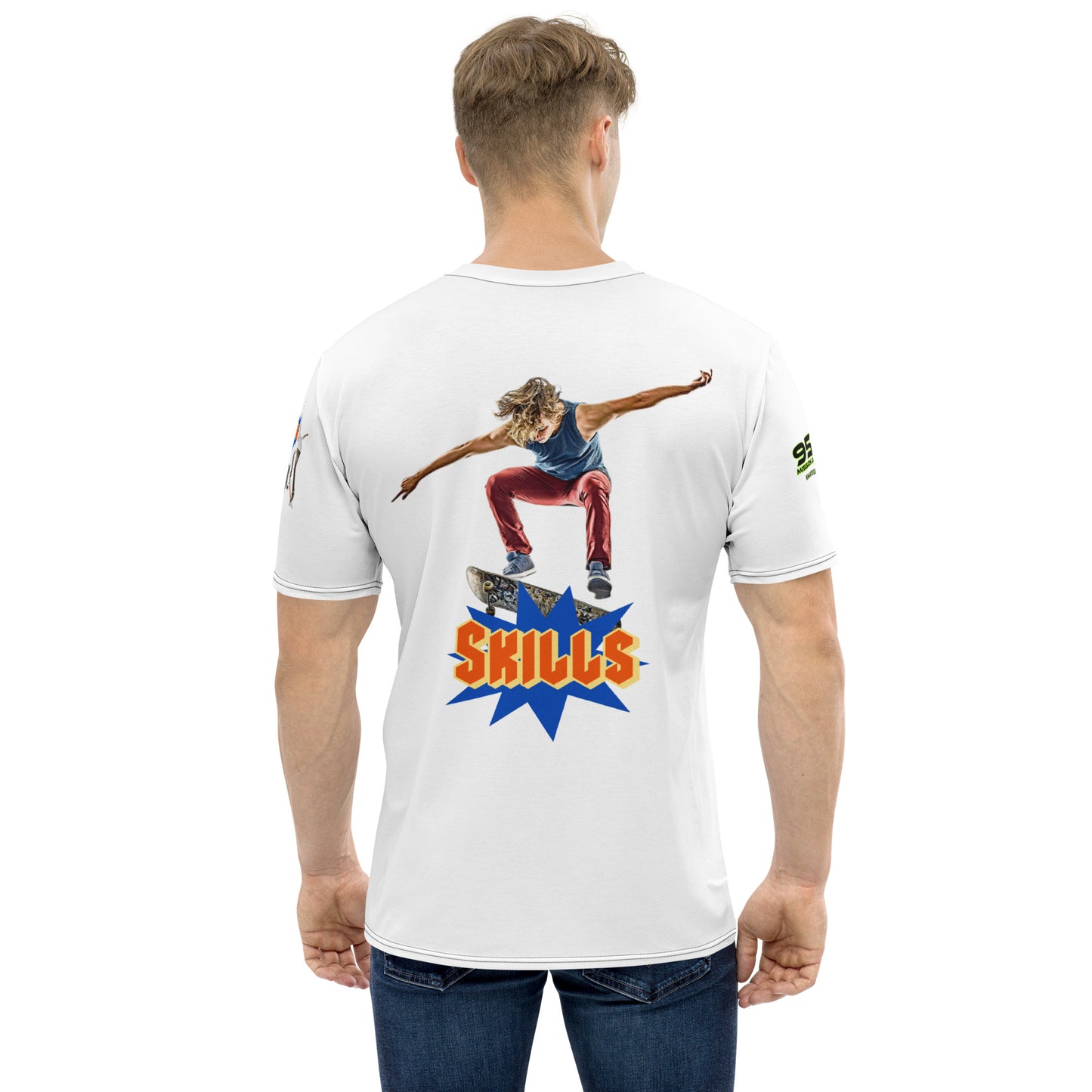 SKILLS Skateboard 954 Signature Men's t-shirt