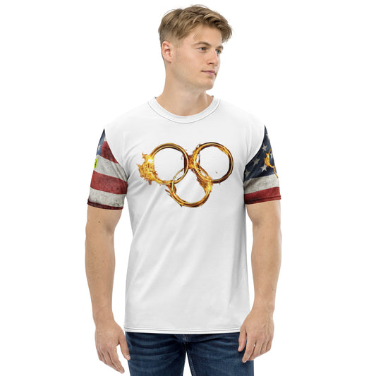 Swimmer Olympic Rings 954 Men's t-shirt