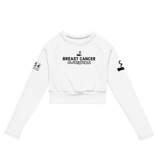 Breast Cancer Awareness 954 long-sleeve crop top