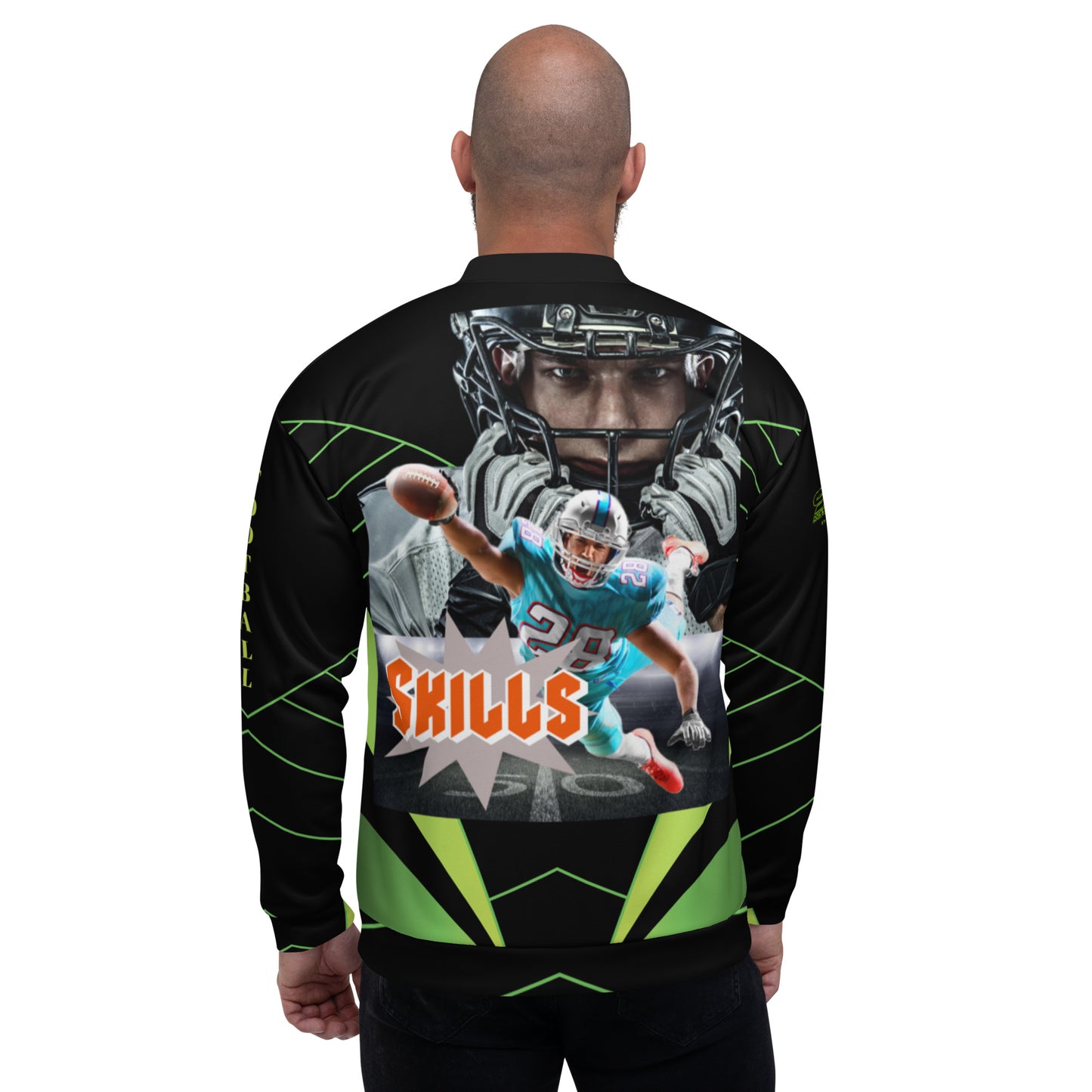Skills Football 954 Unisex Bomber Jacket