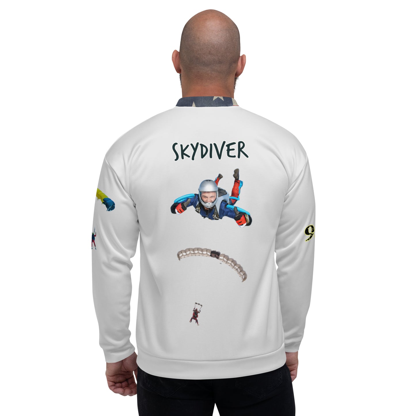 Skydiver IV 954 Signature Unisex Bomber Jacket
