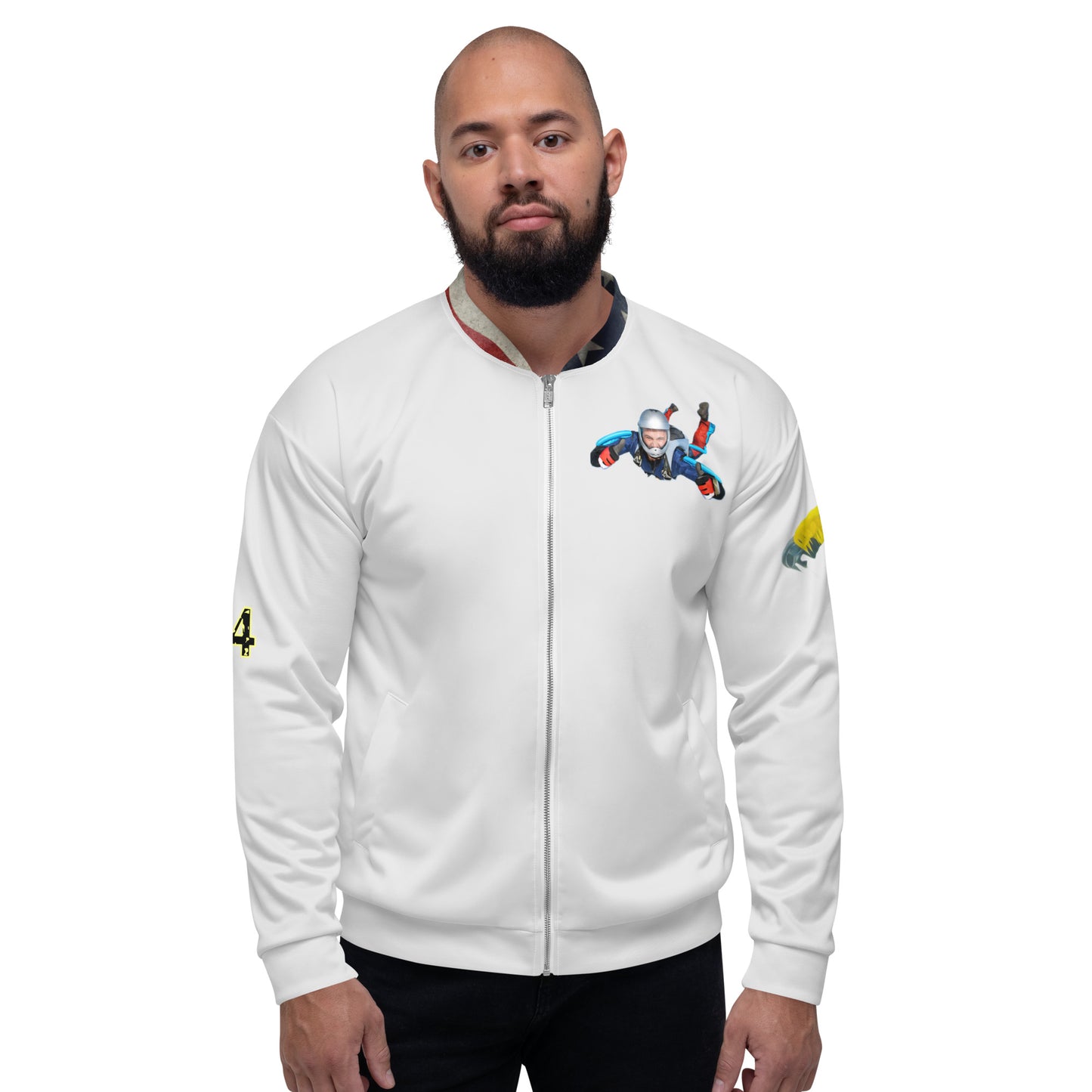 Skydiver IV 954 Signature Unisex Bomber Jacket