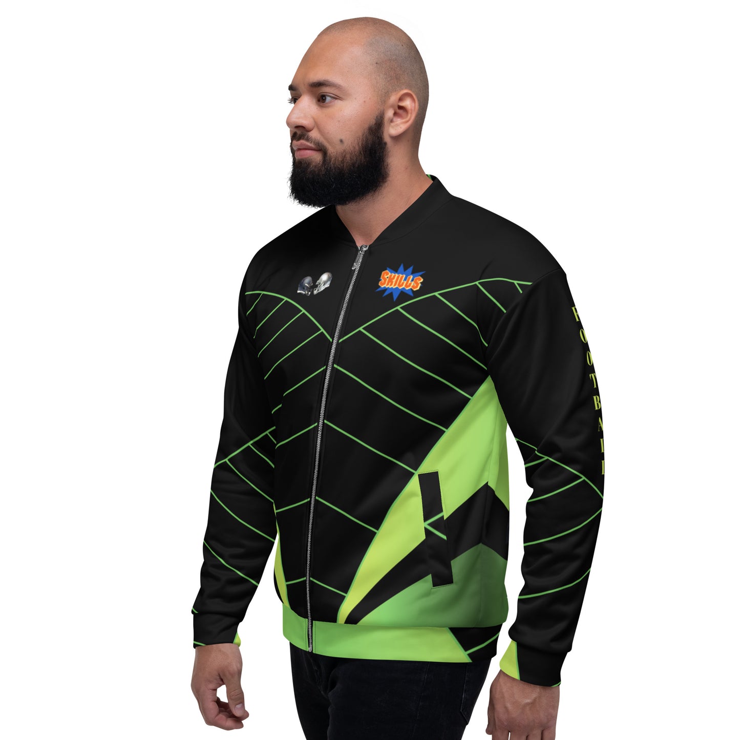 Skills Football 954 Unisex Bomber Jacket