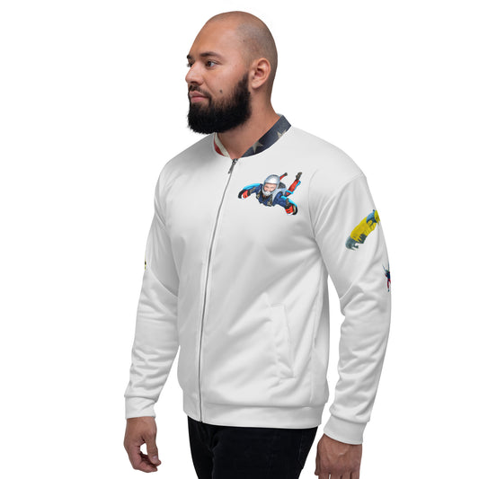 Skydiver IV 954 Signature Unisex Bomber Jacket