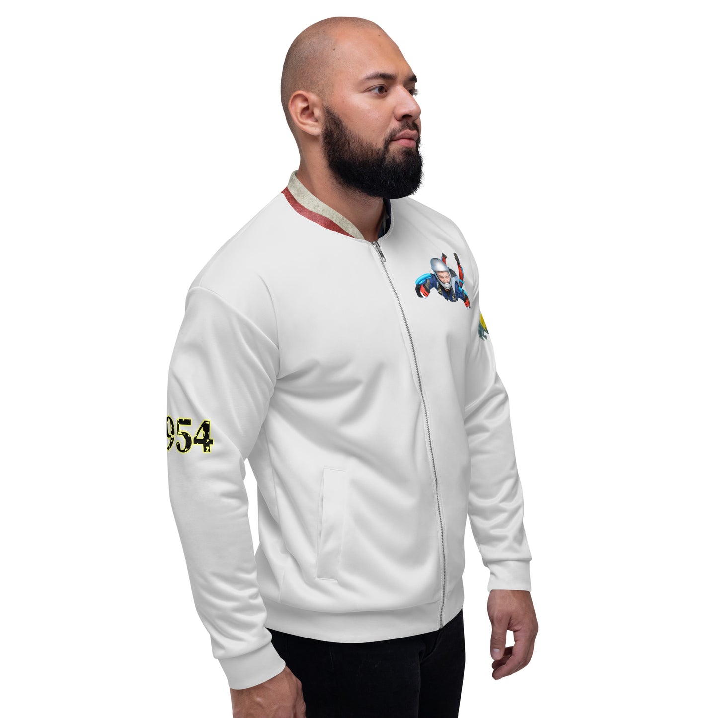 Skydiver IV 954 Signature Unisex Bomber Jacket