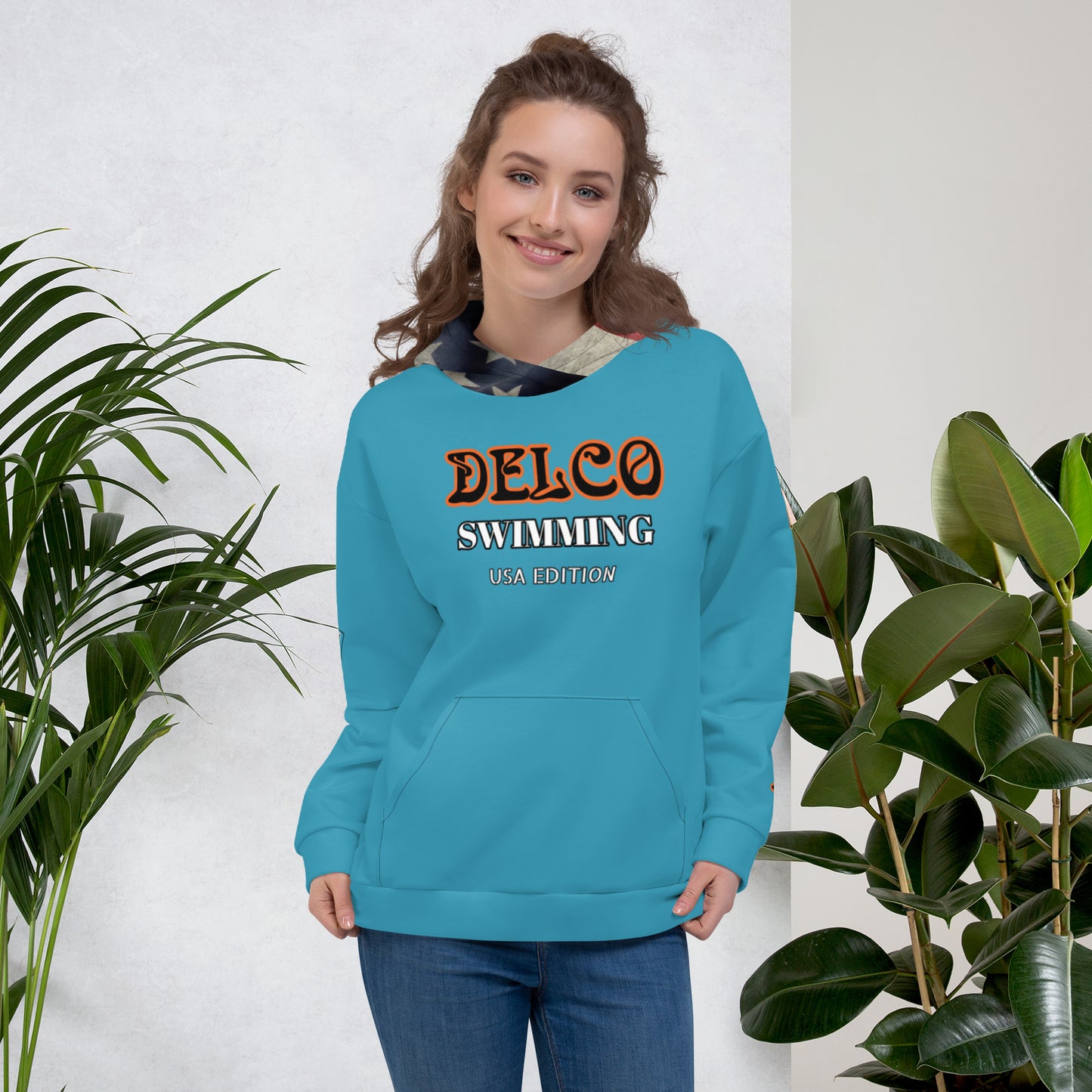DELCO Marple Swimming 954 Unisex Hoodie