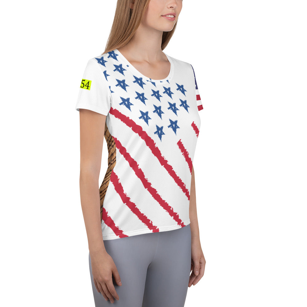 "We the People" Women's Athletic T-shirt