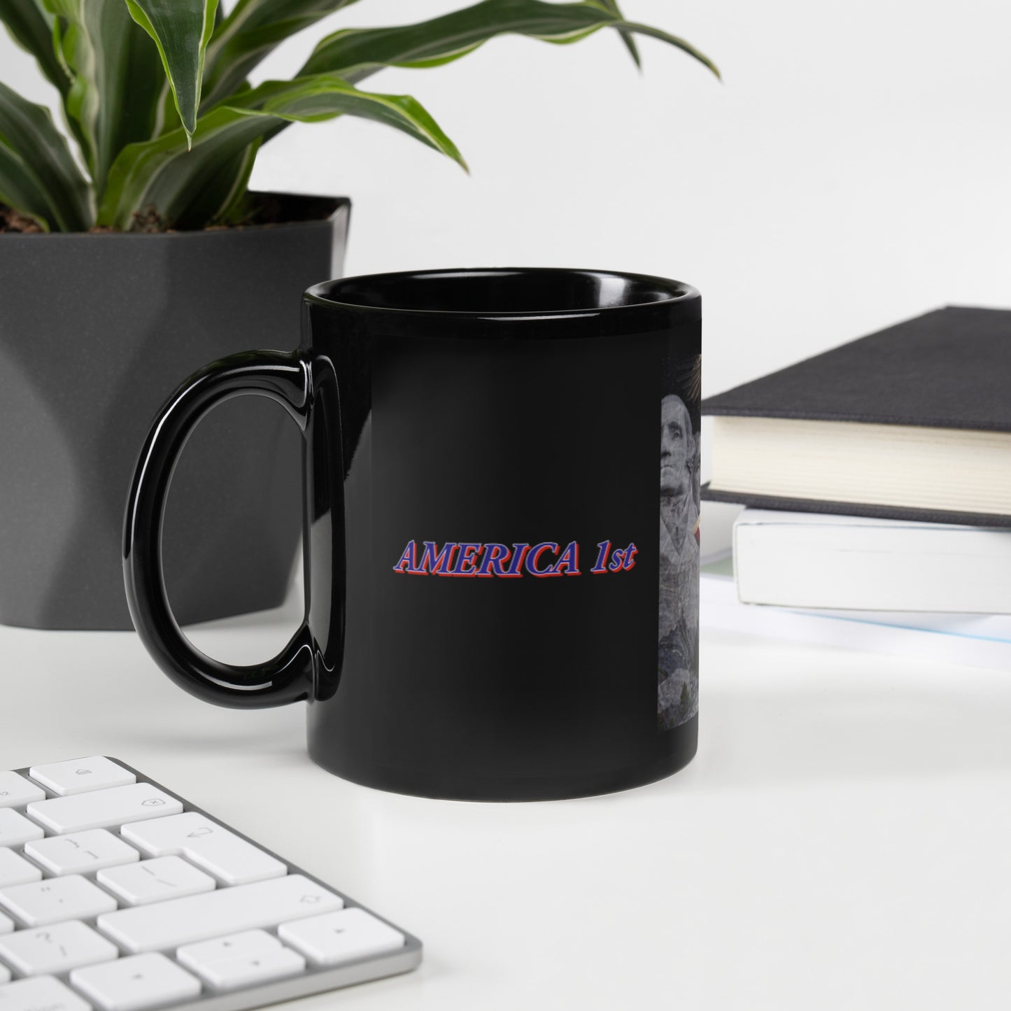 America 1st MR 954 Black Glossy Mug