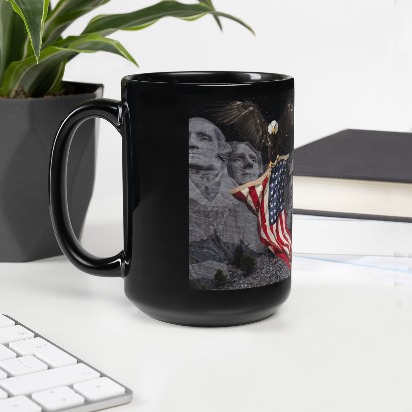 America 1st MR 954 Black Glossy Mug