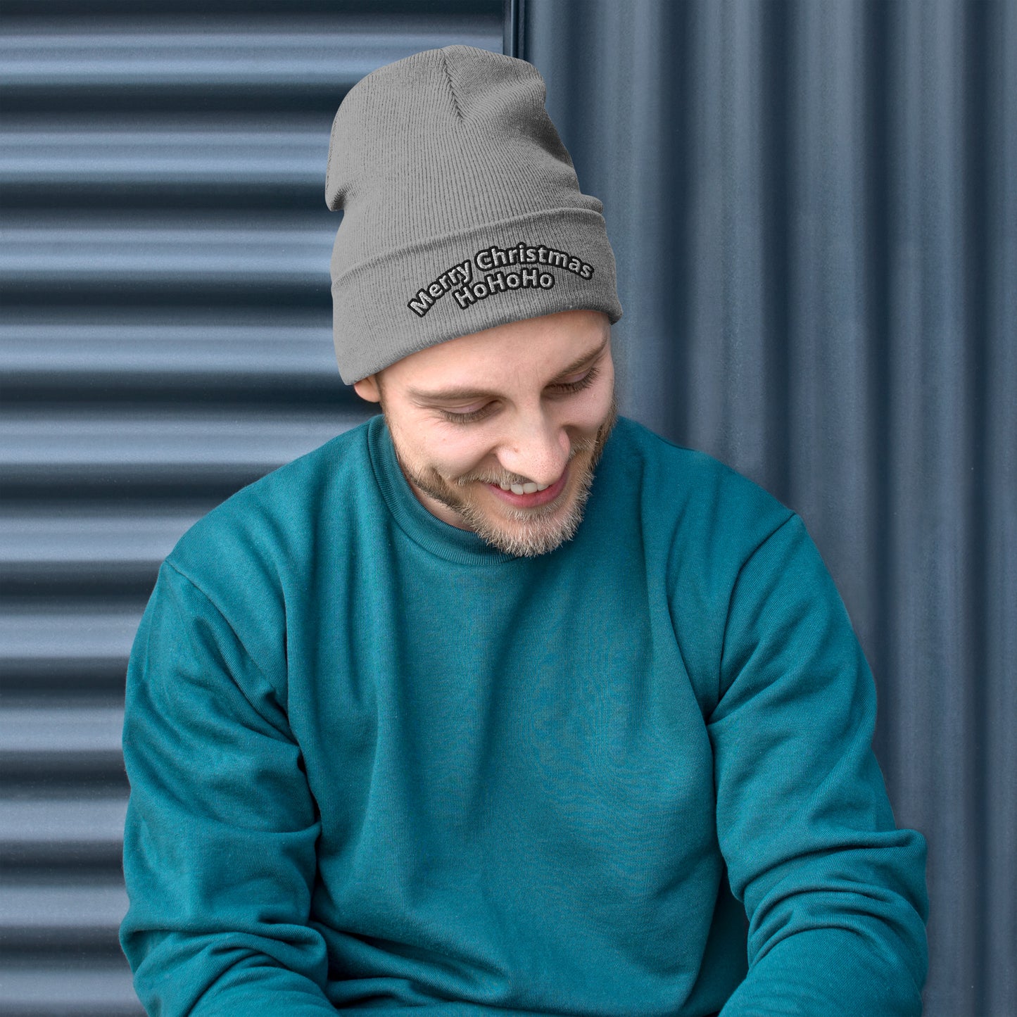 Merry Christmas 954 Embroidered Beanie