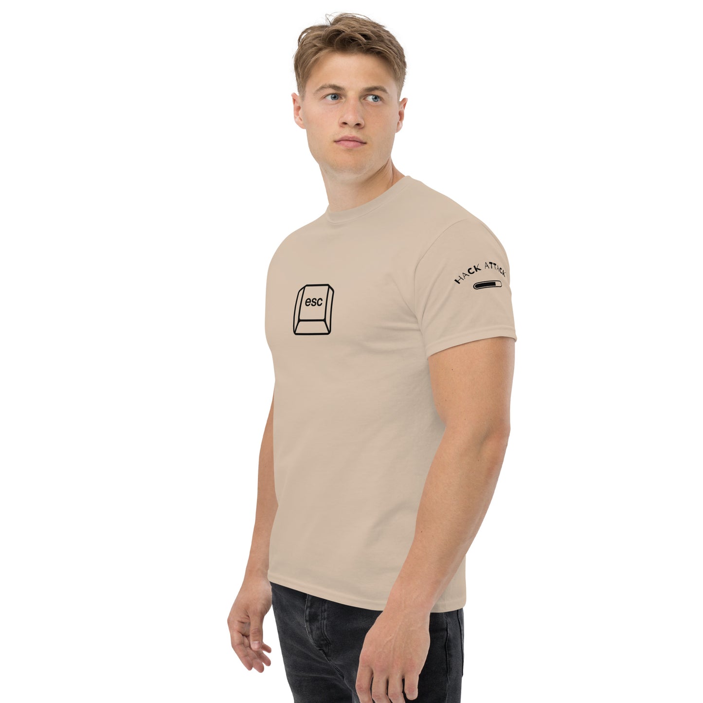 Hack Attack "upload" 954 Men's classic tee
