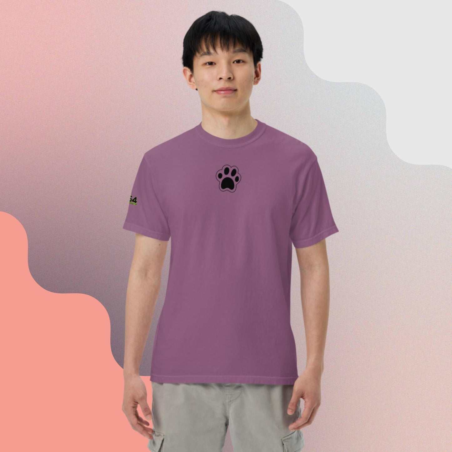 Cat Life III 954 Signature Men’s garment-dyed heavyweight t-shirt