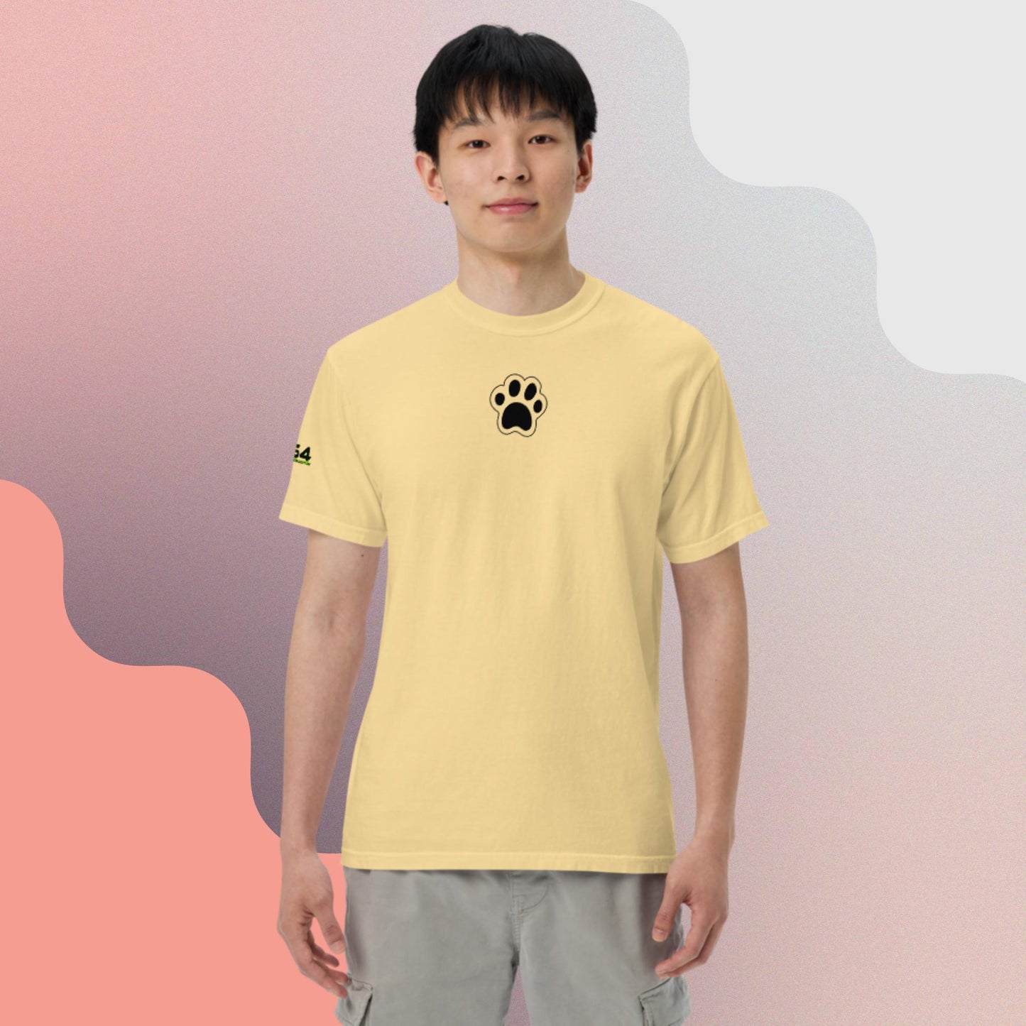 Cat Life III 954 Signature Men’s garment-dyed heavyweight t-shirt