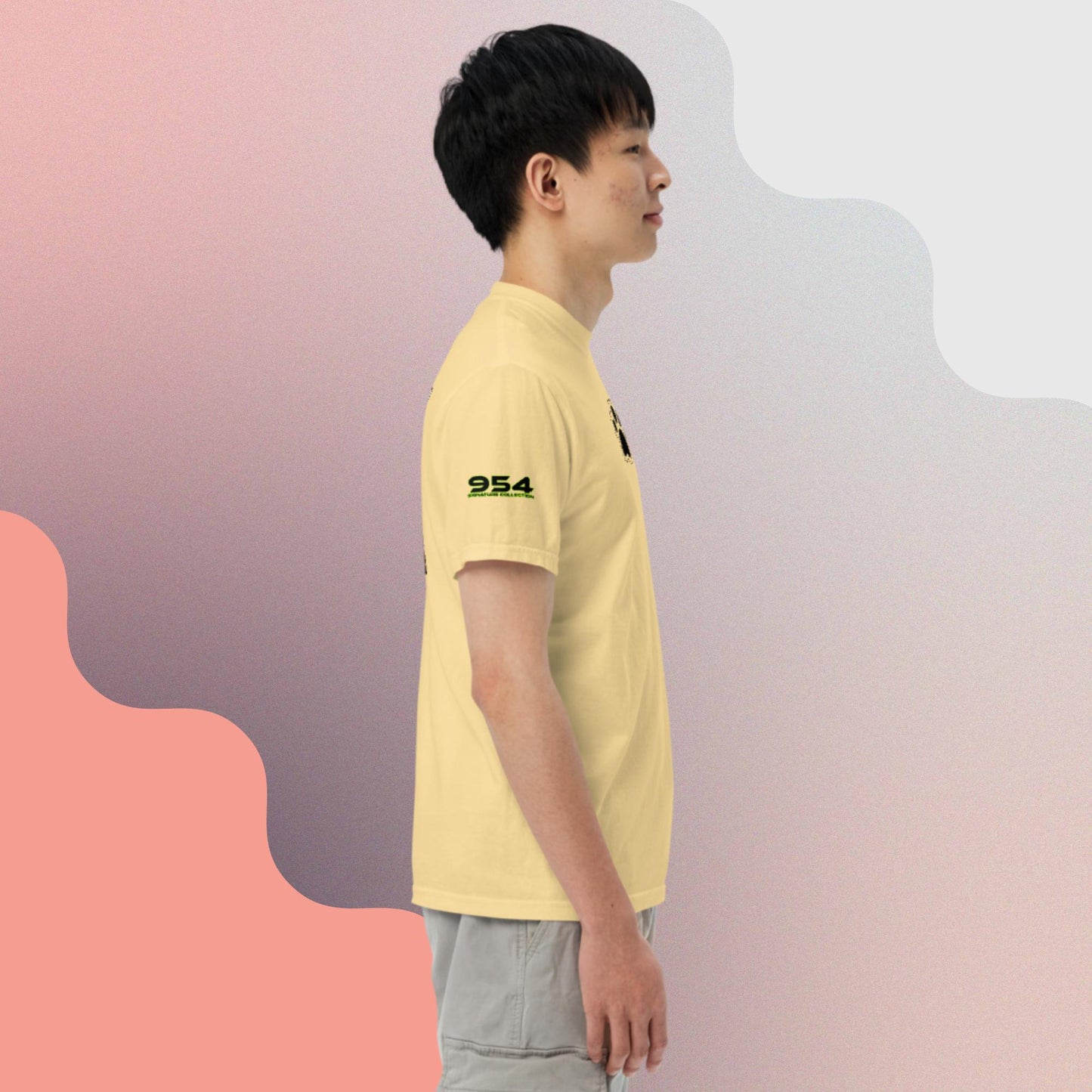 Cat Life III 954 Signature Men’s garment-dyed heavyweight t-shirt