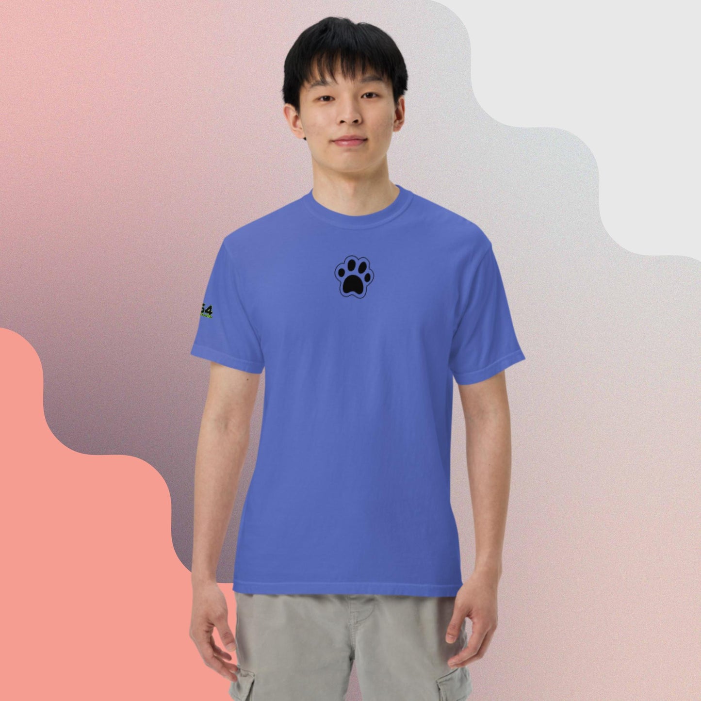 Cat Life III 954 Signature Men’s garment-dyed heavyweight t-shirt