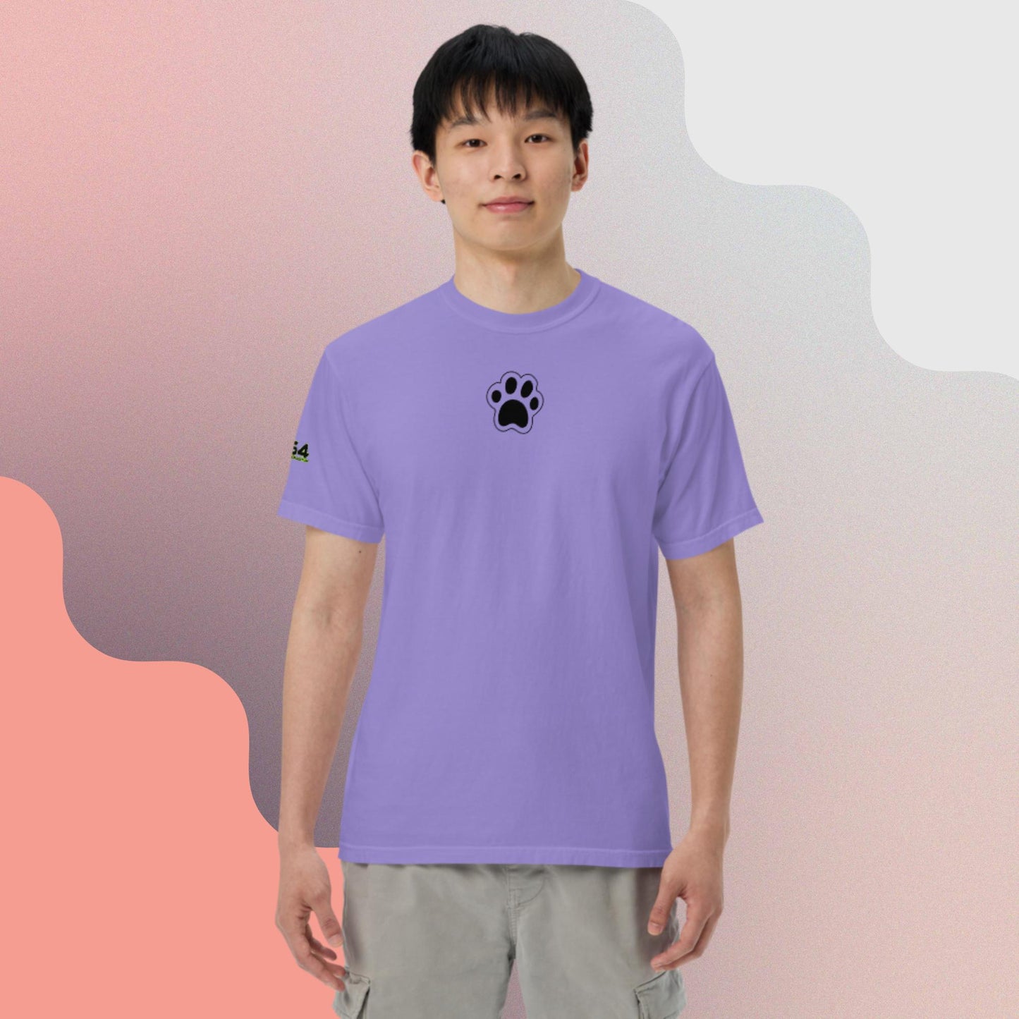 Cat Life III 954 Signature Men’s garment-dyed heavyweight t-shirt