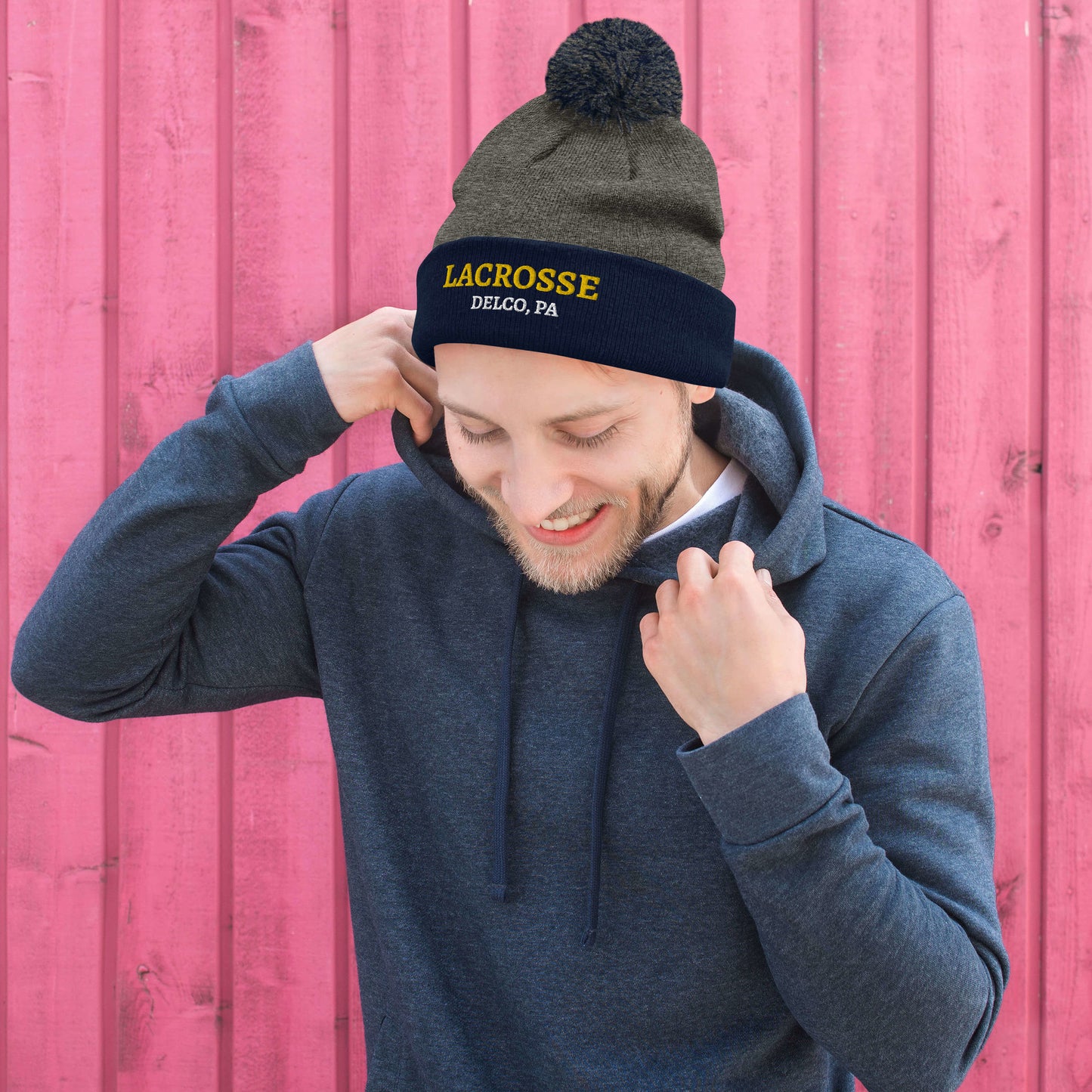 DELCO Lacrosse 954 Pom-Pom Beanie
