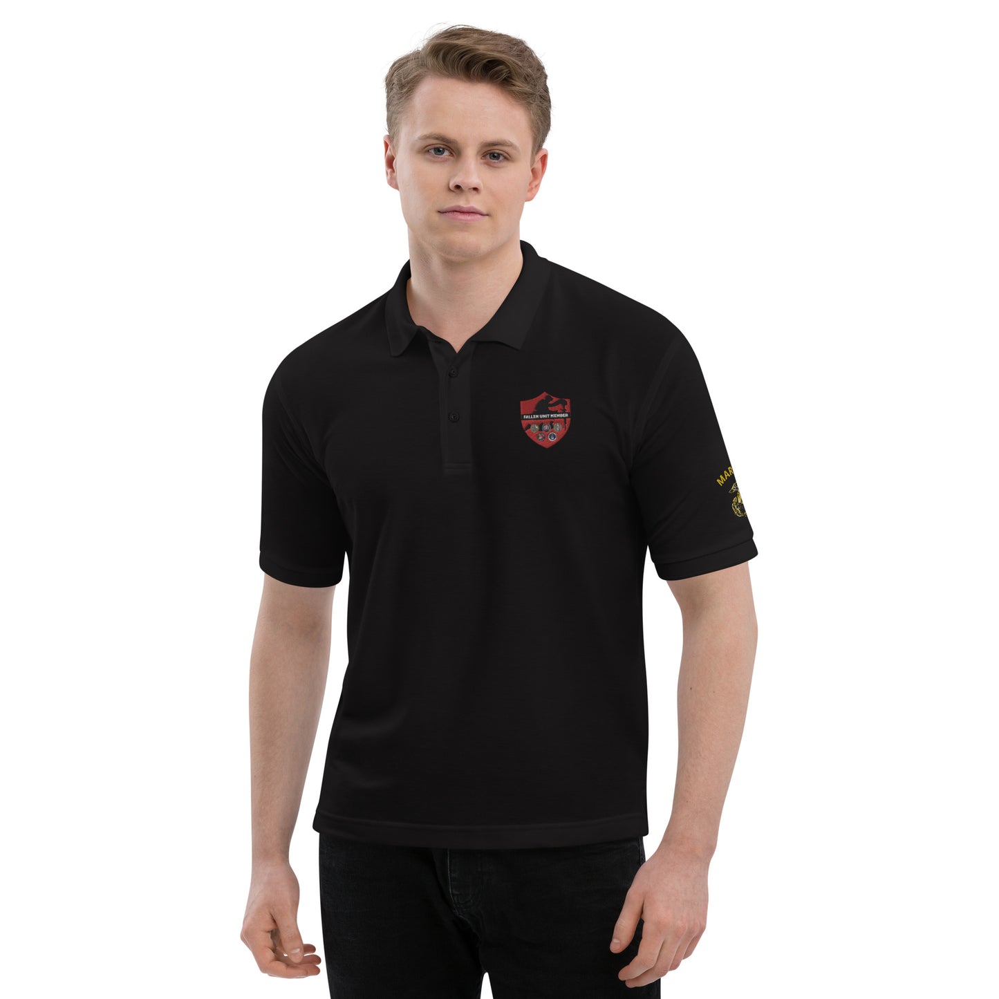 Fallen Unit Member 954 Premium Polo