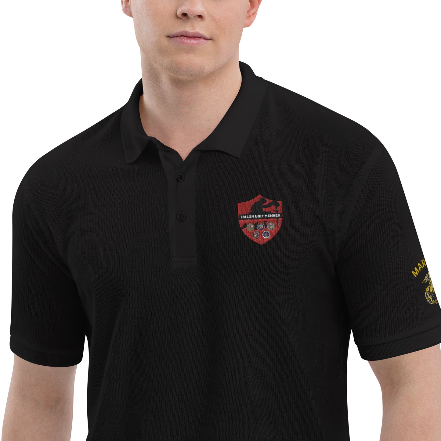 Fallen Unit Member 954 Premium Polo