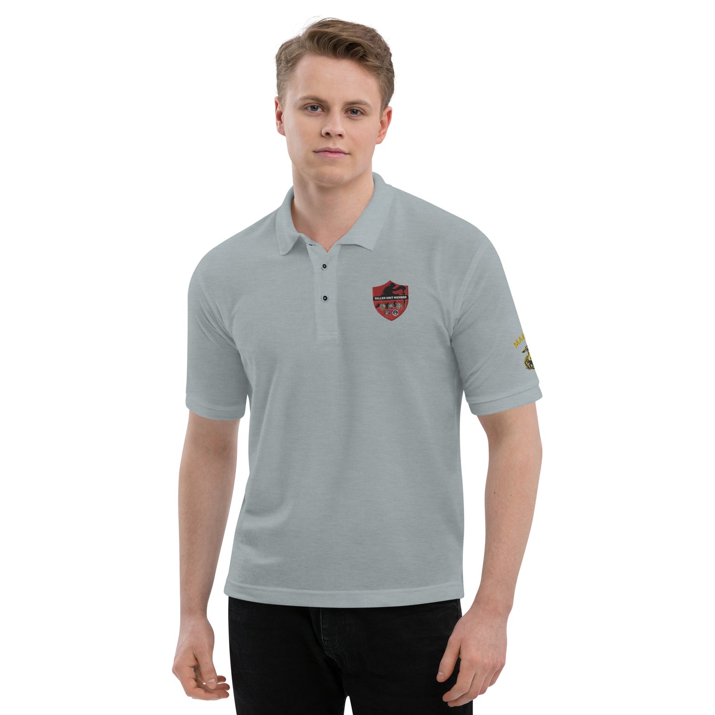 Fallen Unit Member 954 Premium Polo