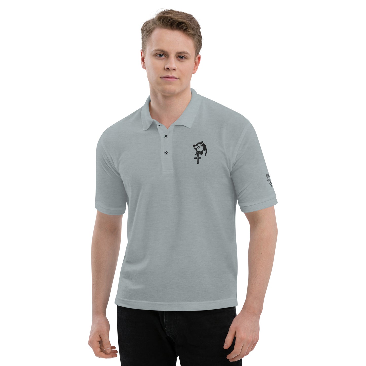 Jesus 954 Men's Premium Polo