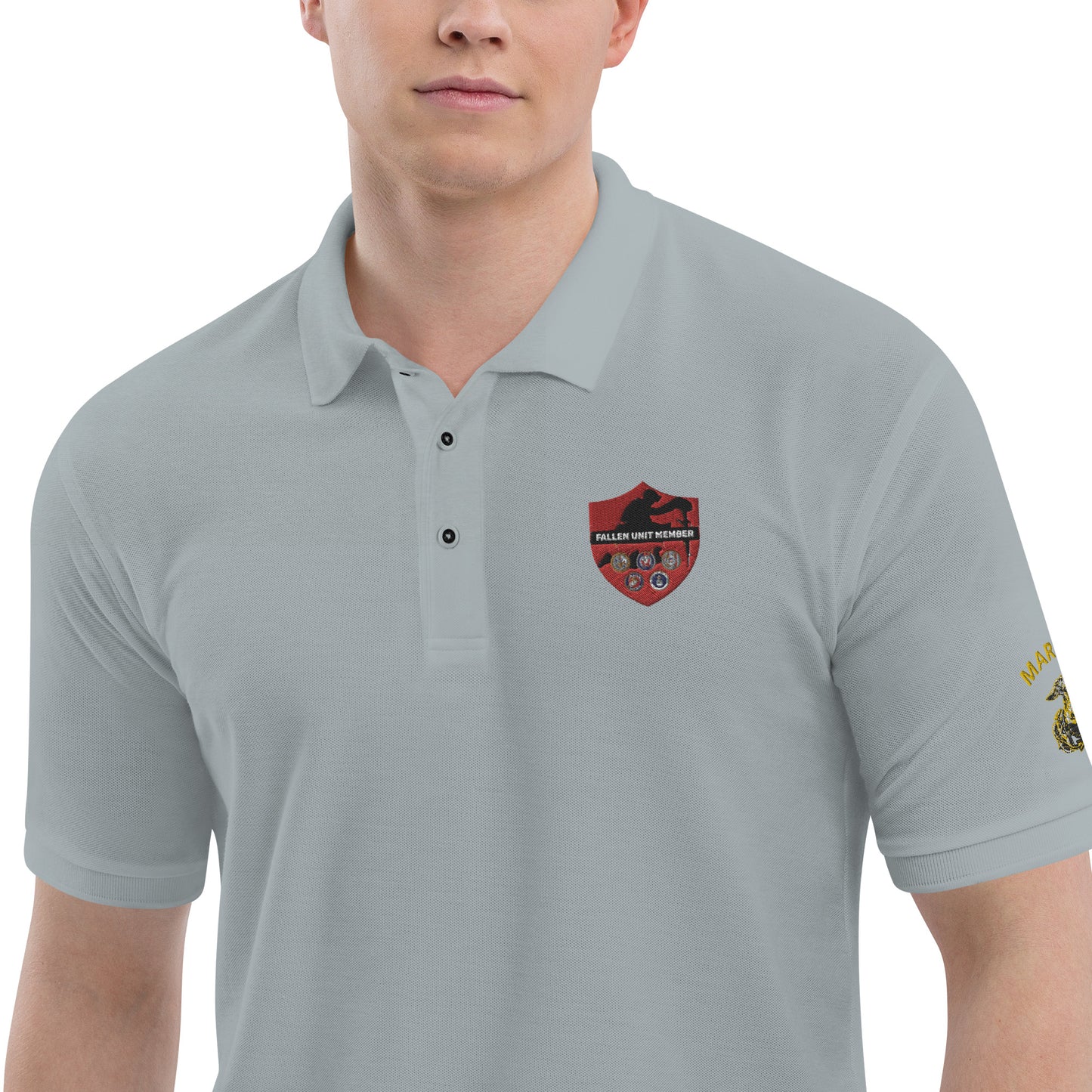 Fallen Unit Member 954 Premium Polo