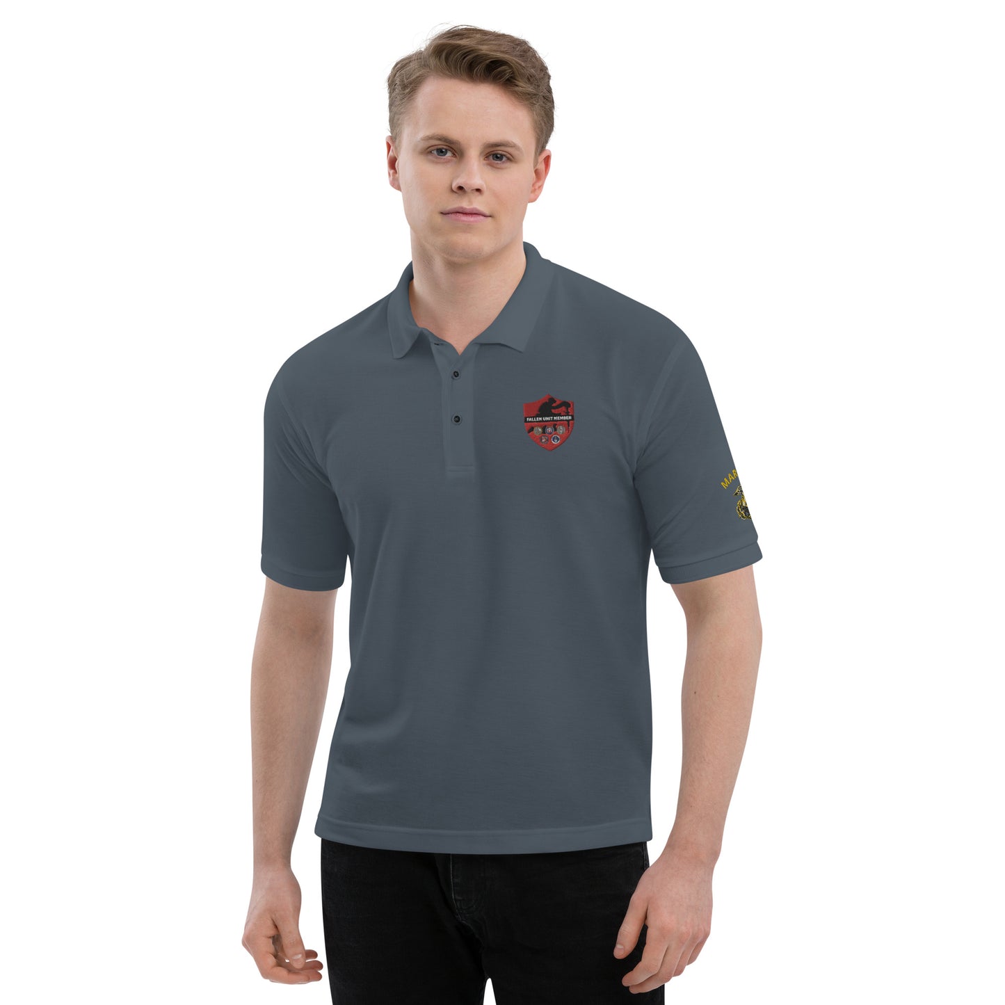 Fallen Unit Member 954 Premium Polo