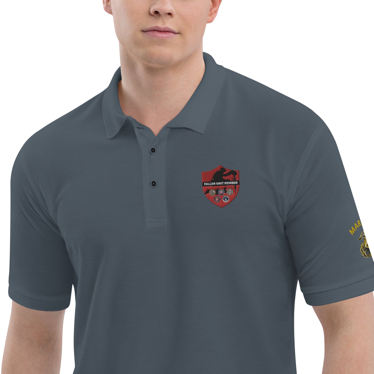 Fallen Unit Member 954 Premium Polo