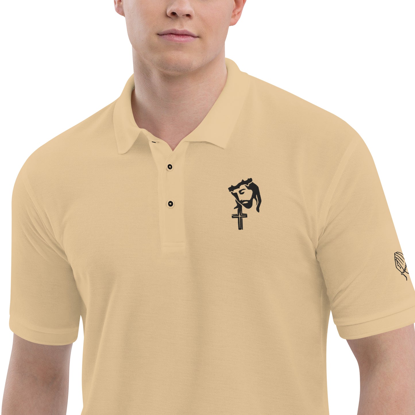 Jesus 954 Men's Premium Polo
