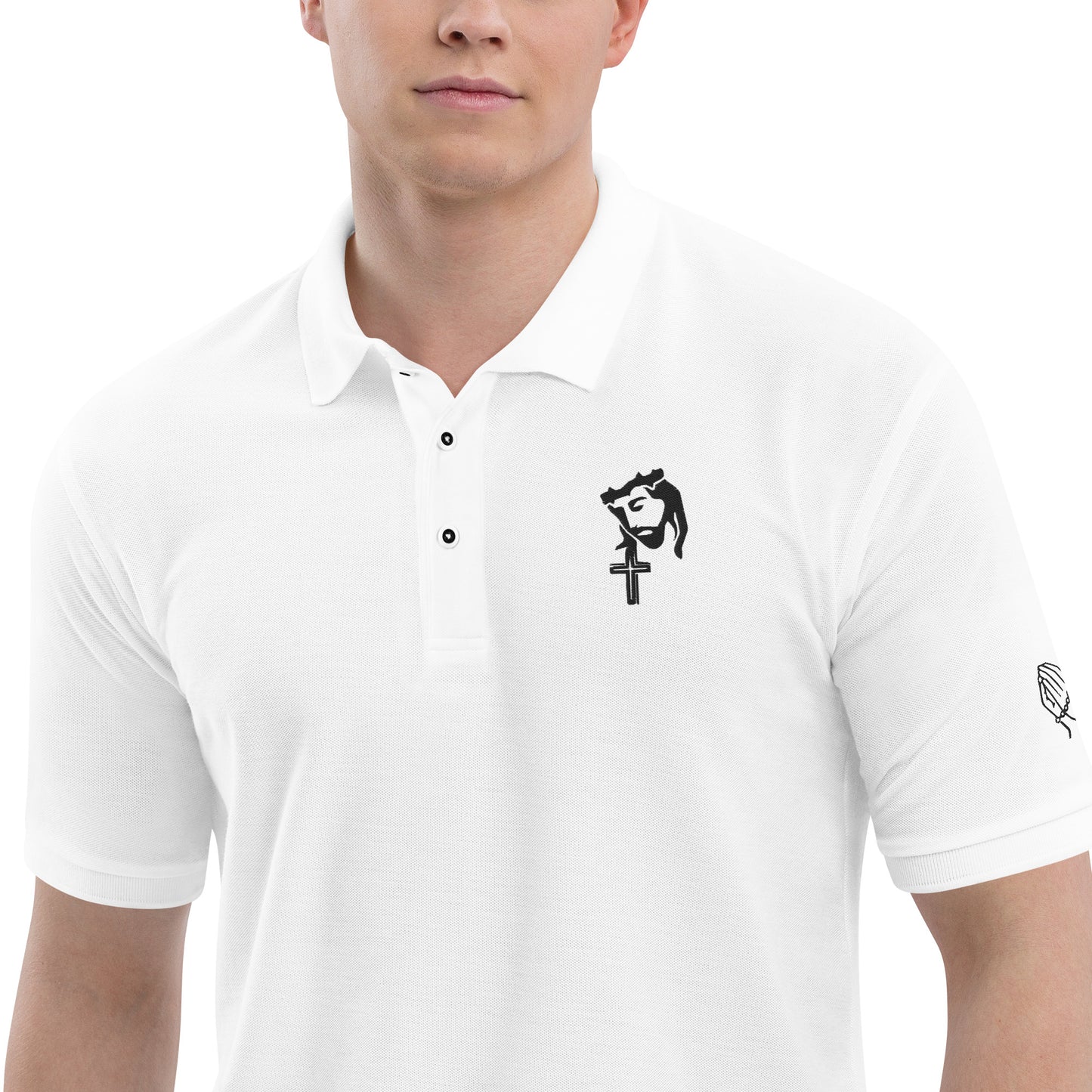 Jesus 954 Men's Premium Polo