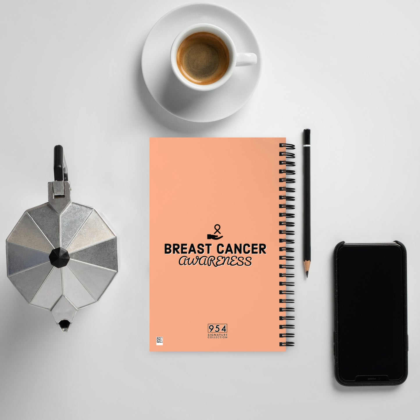 Breast Cancer 954 Spiral notebook
