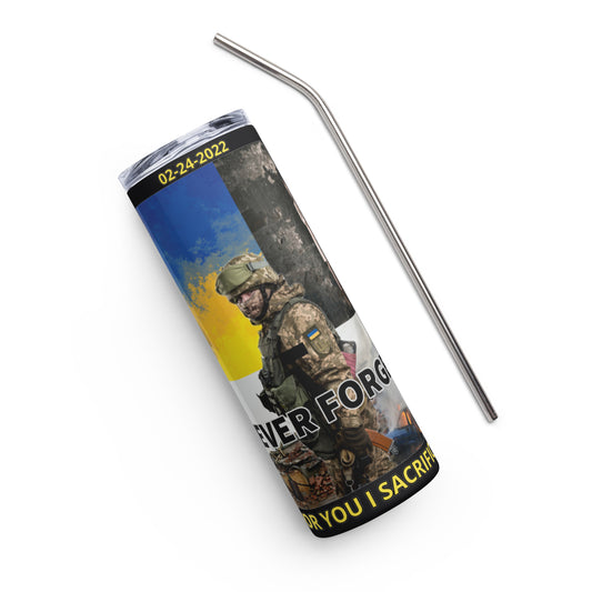 Support Ukraine Stainless steel tumbler