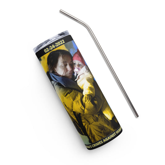 Ukraine V Stainless steel tumbler