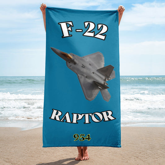 F-22 Raptor II 954 Signature Towel
