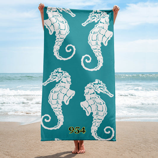 954 Seahorses Towel