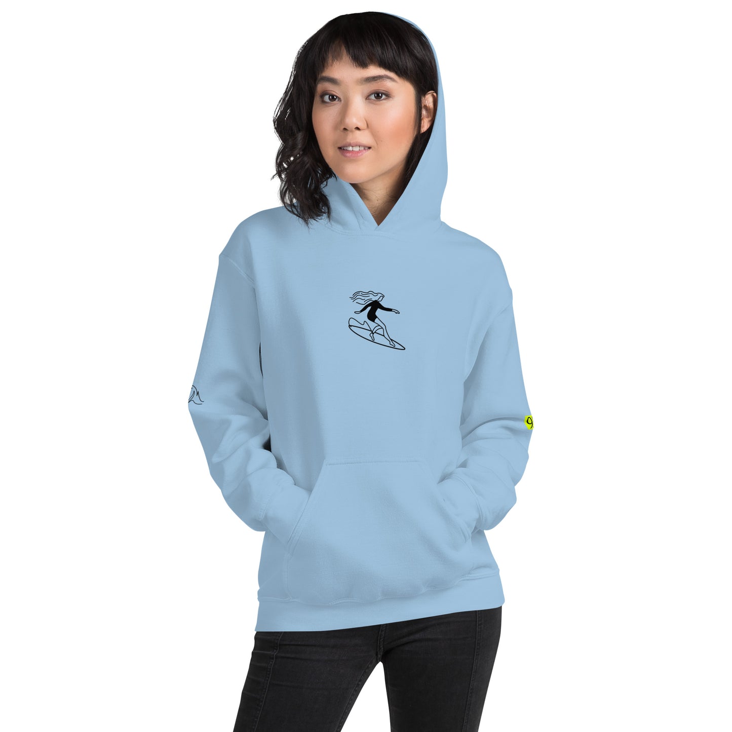 954 Female Surfer - Unisex Hoodie