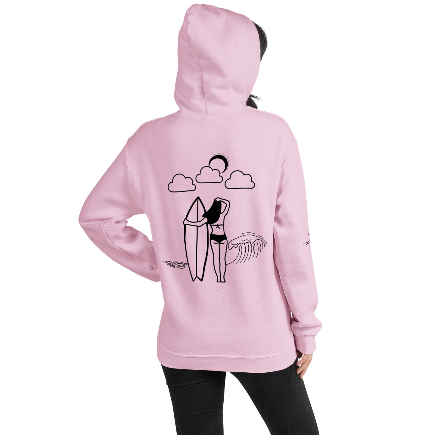 954 Female Surfer - Unisex Hoodie