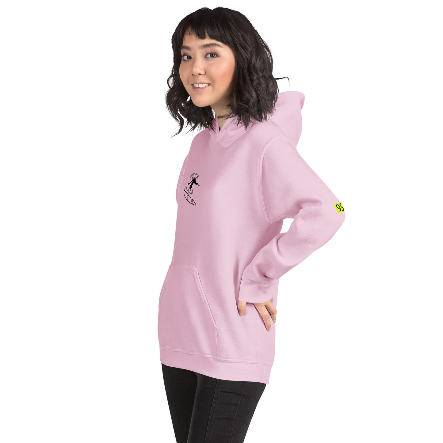 954 Female Surfer - Unisex Hoodie