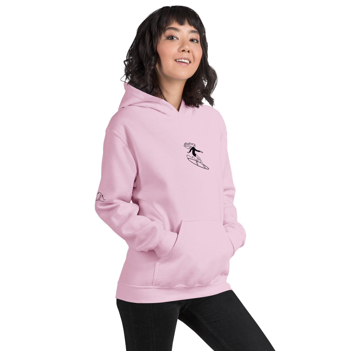 954 Female Surfer - Unisex Hoodie