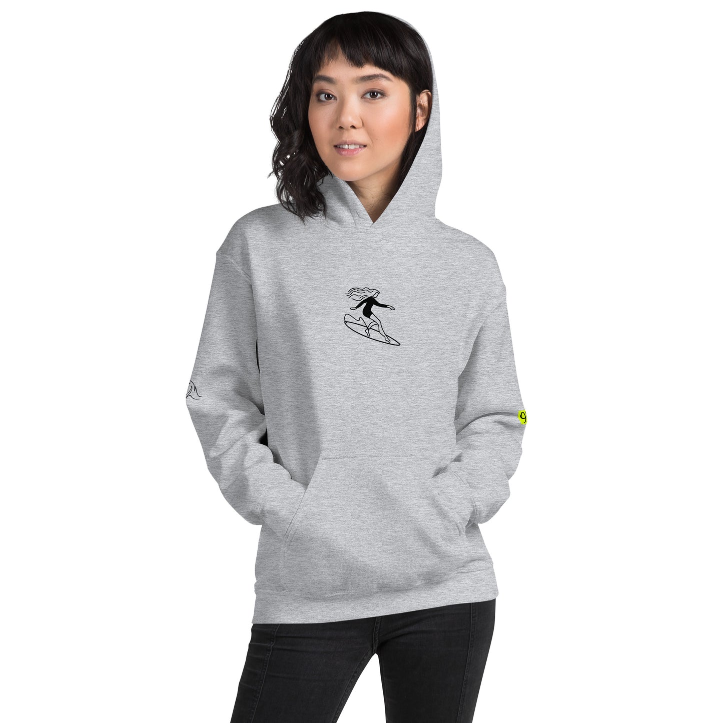954 Female Surfer - Unisex Hoodie