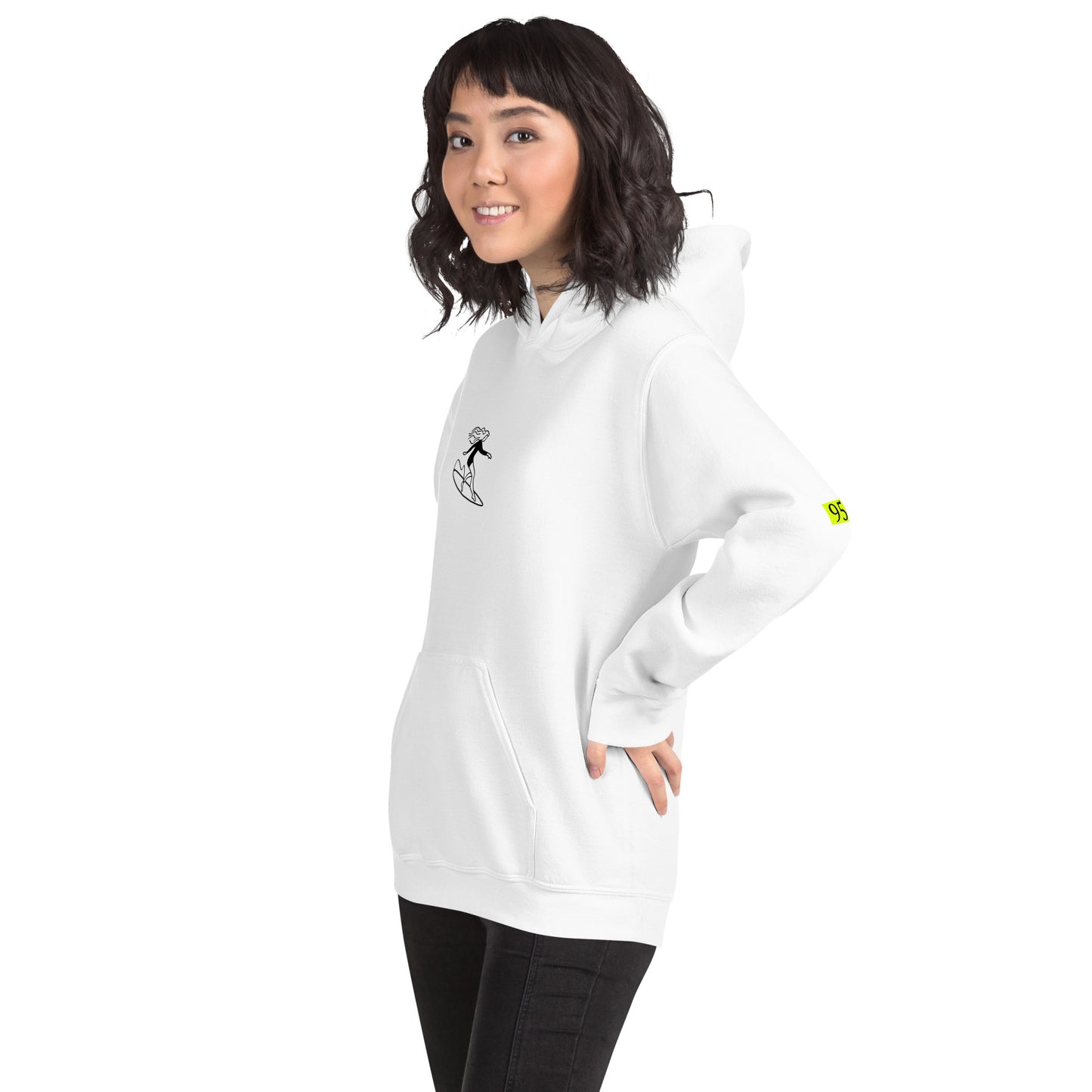 954 Female Surfer - Unisex Hoodie