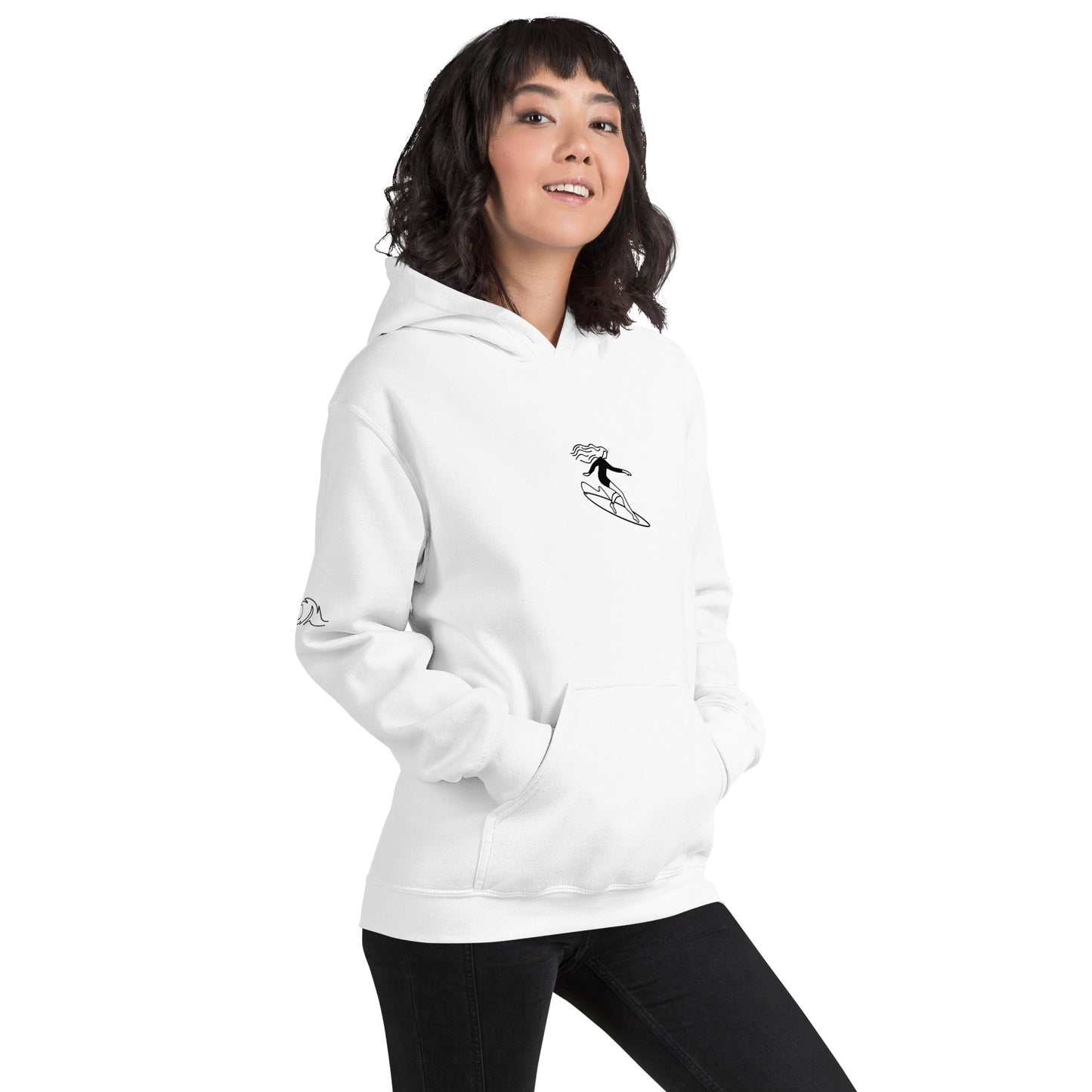 954 Female Surfer - Unisex Hoodie