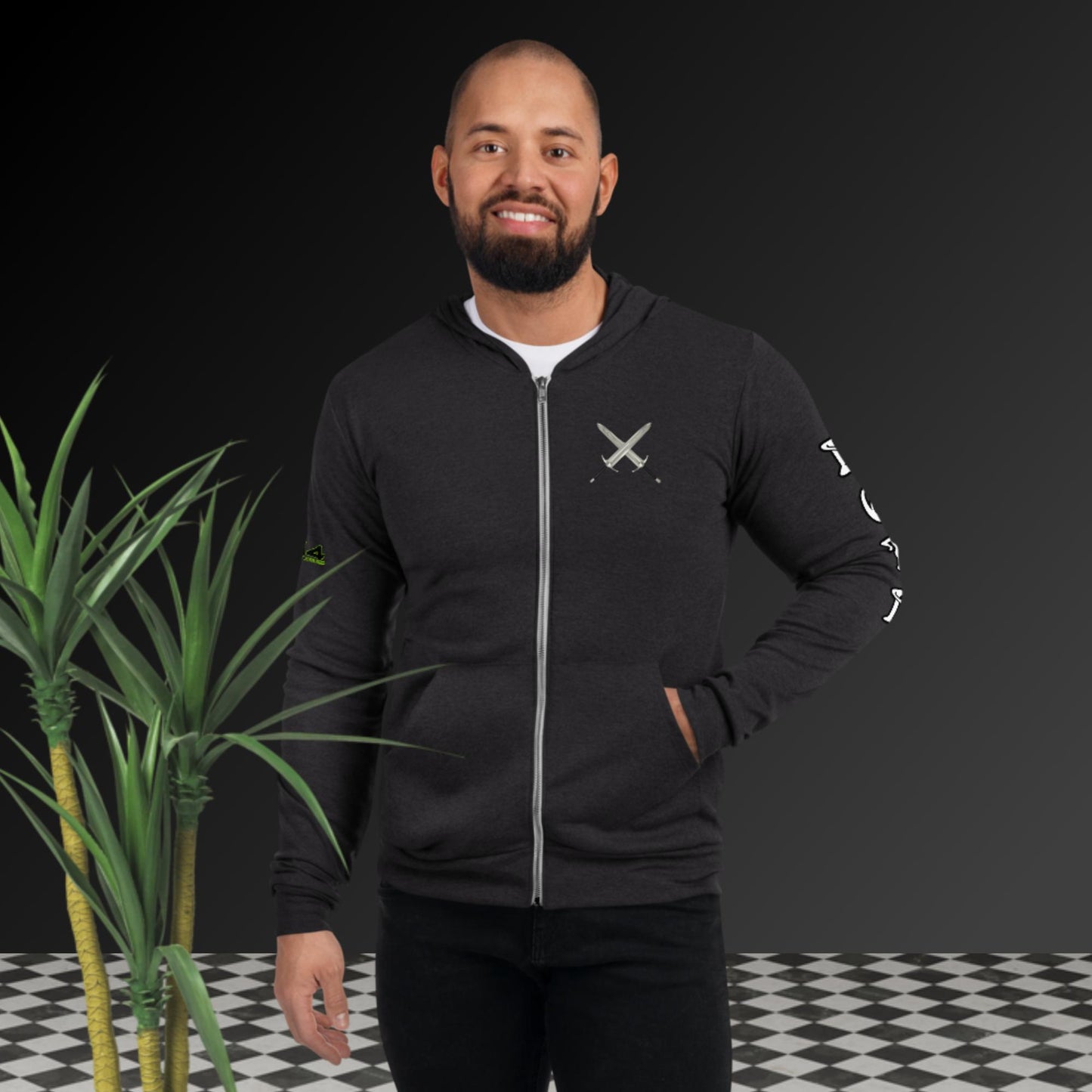 Dragons of the Knight 954 Unisex zip hoodie