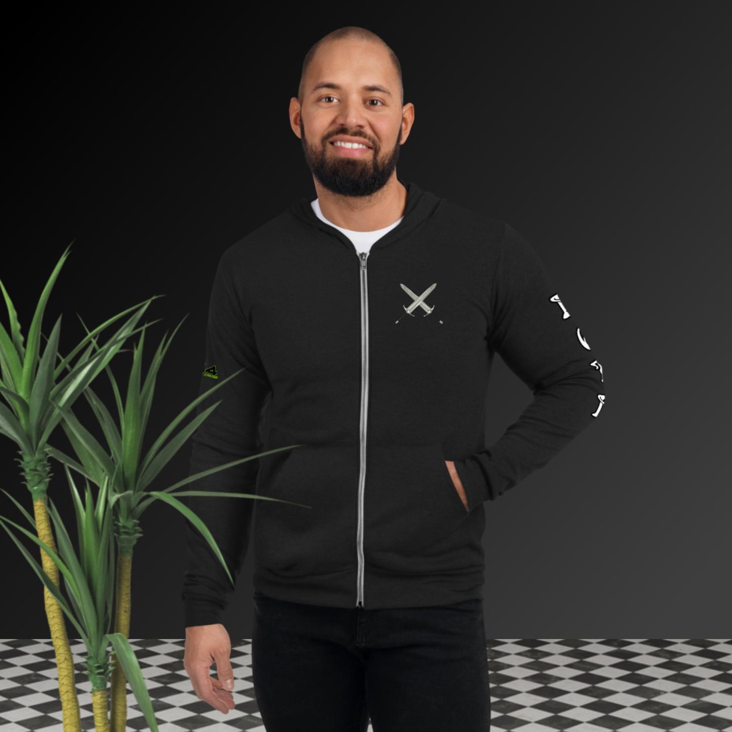 Dragons of the Knight 954 Unisex zip hoodie