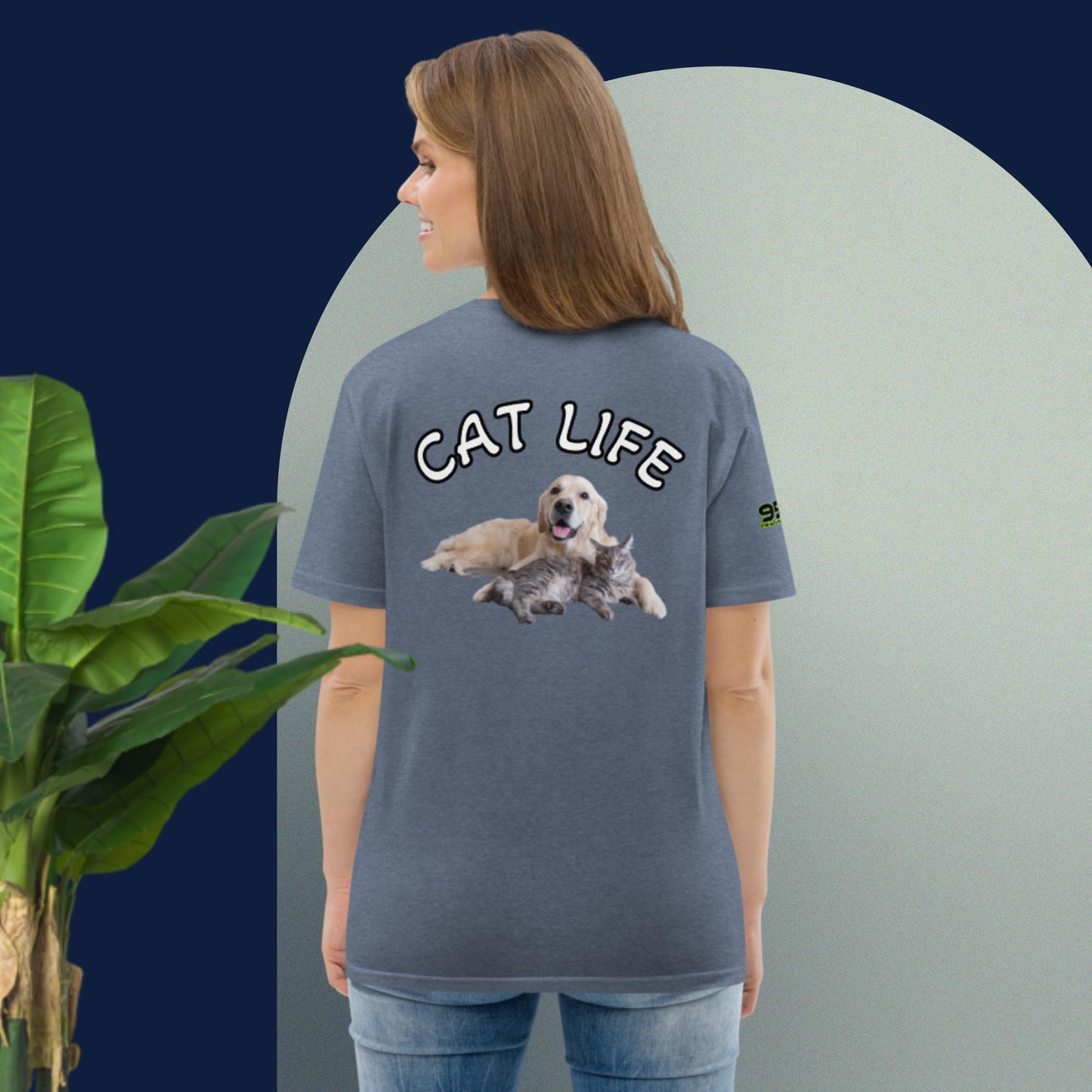 Cat Life VIII 954 Signature Unisex organic cotton t-shirt