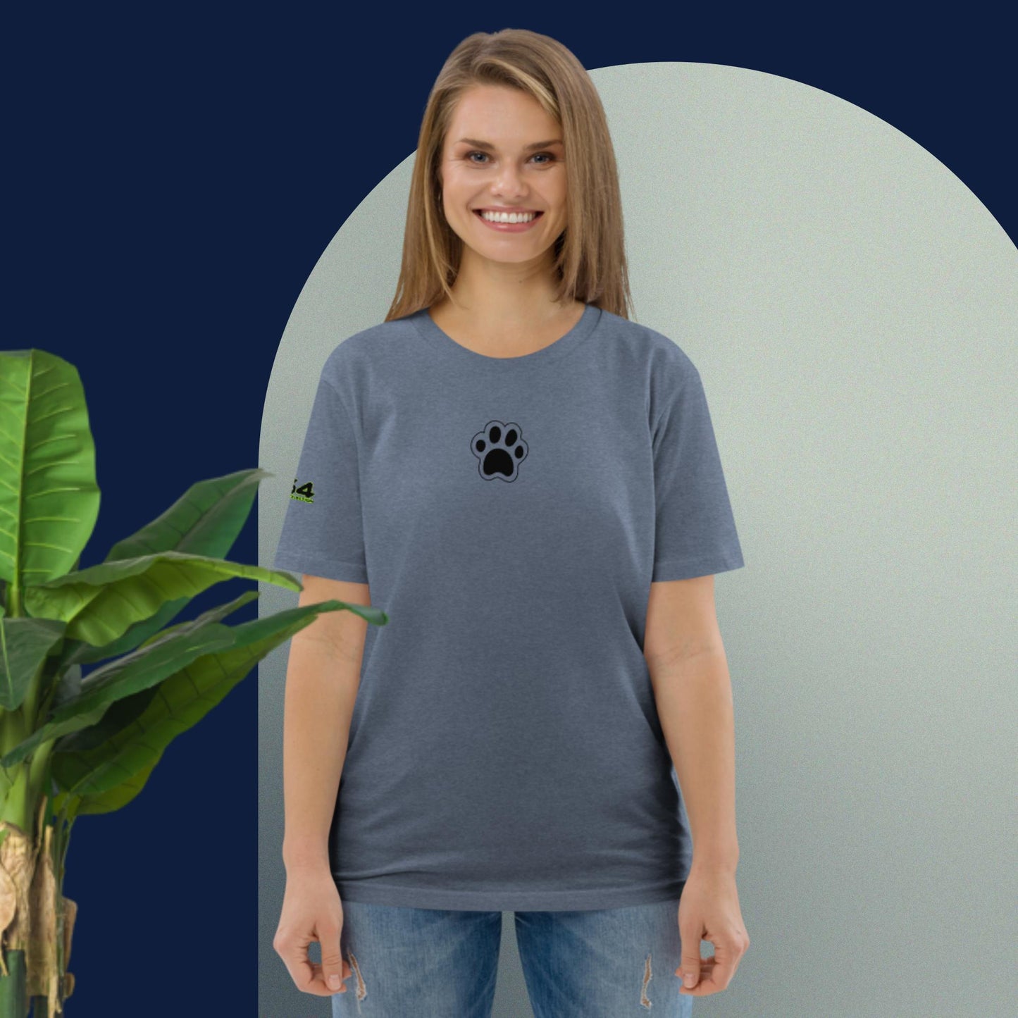Cat Life VIII 954 Signature Unisex organic cotton t-shirt